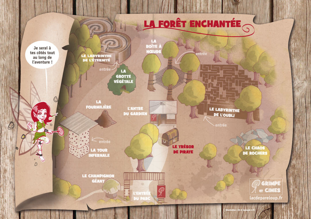 La forêt enchantée, chasse au trésor et labyrinthe à Salles-Curan (Aveyron)